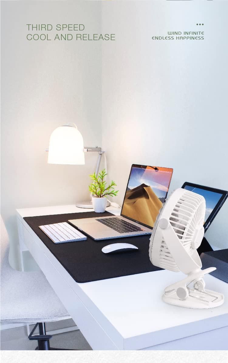 Portable Desk Fan,USB Desk Fan,Small Personal Desktop Table Fan with Strong Wind, Quiet Operation Portable Mini Fan for Home Office Bedroom Table and Desktop